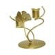 thumbnail image 3 of Candelabro De Hoja, Candelabro Para Bar, Sala De Estar, Decoraciones De Mesa, Dorado, 3 of 5