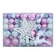 thumbnail image 3 of Juego De 102 Bolas Navideñas Con Forma De Estrella Y Ciervo Para El Hogar, Bodas, Cumpleaños, Color Rosa, Blanco Y Plateado, 3 of 3