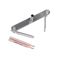 Magideal - Buscador De Centro De Marcado, Herramienta De Línea Central, Portátil, Para Ser Utilizado Por Carpinteros Profesionales, Trazador De Línea Central, Ca 100 Mm