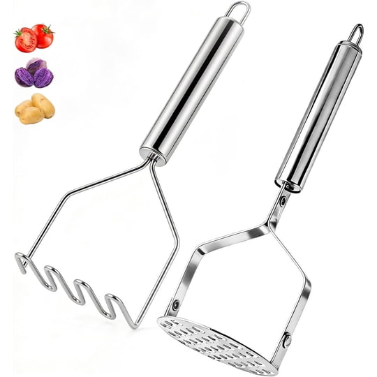 Triturador De Papa Y Carne Fycqer De 2 Piezas De Acero Inoxidable