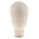 thumbnail image 5 of Cabeza De Bloque De Lona De Maniquí, Peluca, Sombrero De Peluquín, Pantalla Con Orificio De Montaje, 21 "beige, 5 of 5