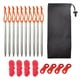thumbnail image 1 of Outdoor Camping Tent Stakes, Aluminum Alloy Tent Stakes, Ground Camping Tent Peg Portable Stakes Tent Nail For Backpacking Tent, Footprint, Camping Trap, Outdoor Canopy, Beach, Garden, 1 of 5