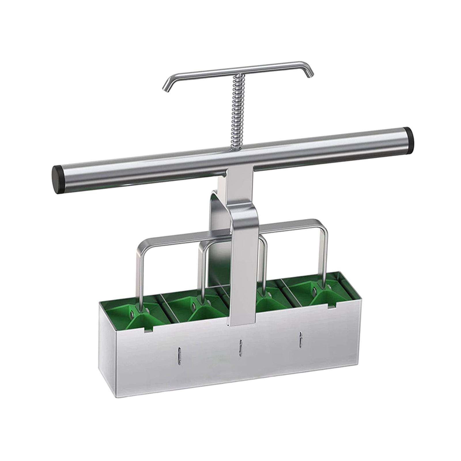 Magideal - Fabricante De Bloques De Suelo De Mano, Bloqueador De Suelo Cuádruple Manual, Herramienta De Bloqueo De 2 Pulgadas, Herramienta De Bloqueo De Suelo De