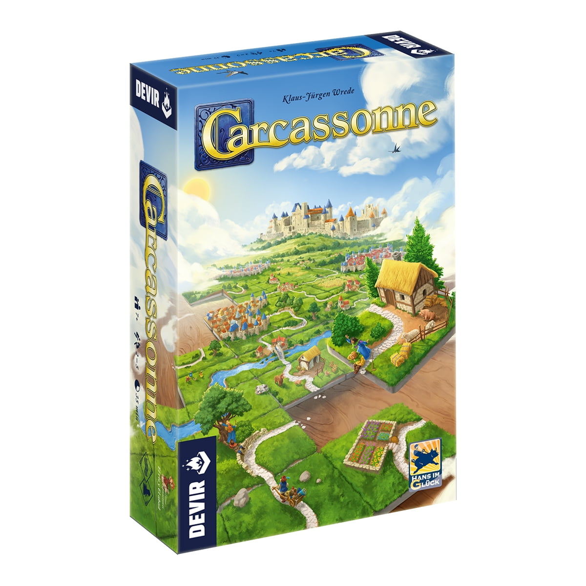 Devir - Juego De Mesa Carcassonne Basico 2da Edicion