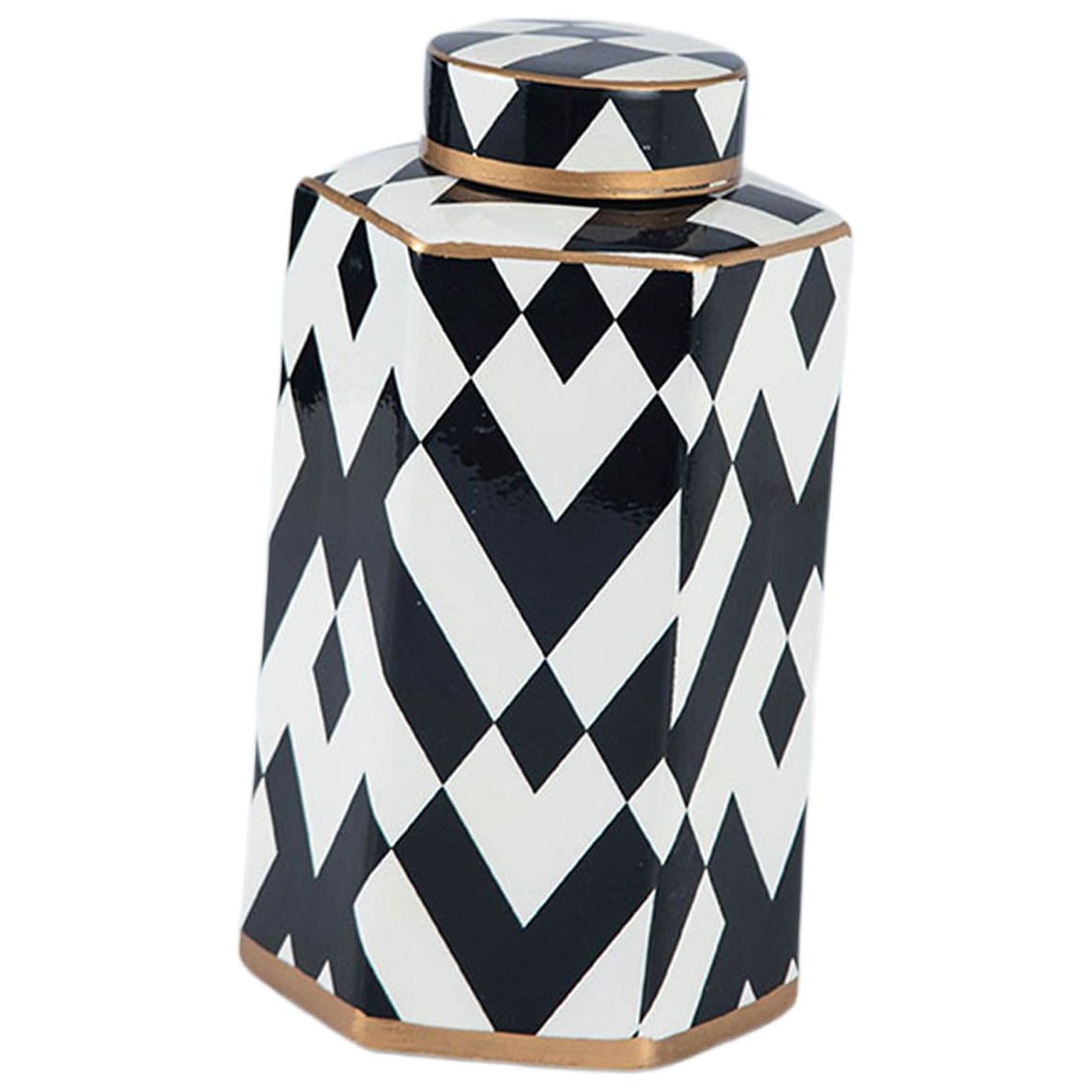 Bothyi - Jarrón De Cerámica, Organizador Decorativo, Colección De Decoración Del Hogar Para Escritorio De Mesa, 12,5X12,5X25Cm