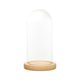 thumbnail image 4 of Cúpula De Cristal Transparente Cloche Decoración De Casa De Muñecas Adorno DIY Cúpula Transparente Cloche 12cmx25cmx14cm, 4 of 5