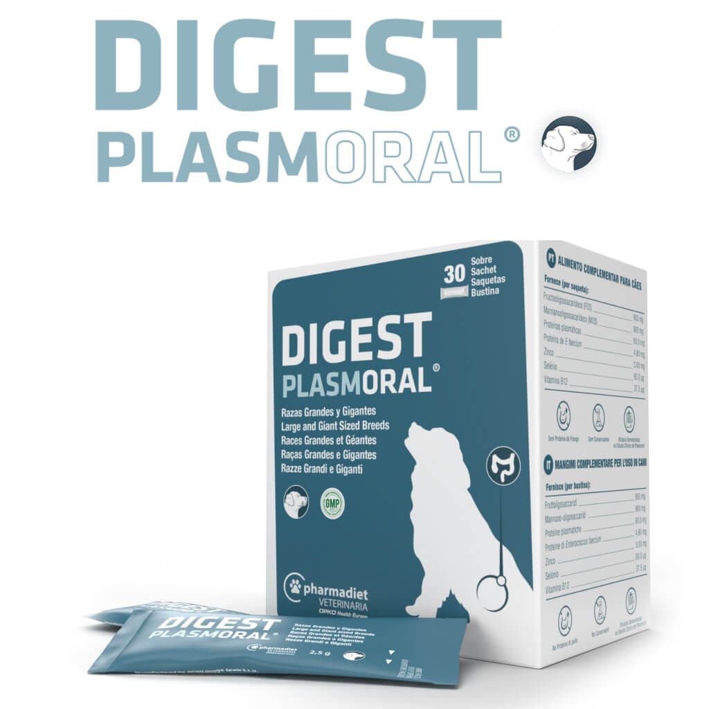 Pharmadiet - Digest Plasmoral Perros Razas Grandes Y Gigantes X 30 Sachet