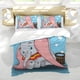 thumbnail image 5 of Dumbo Conjunto de sábanas temático, trío de piezas, cómodo y amigable con la piel, diseño único, regalo de decoración para el hogar para familiares, amigos y fans,173cm *218cm, 5 of 6
