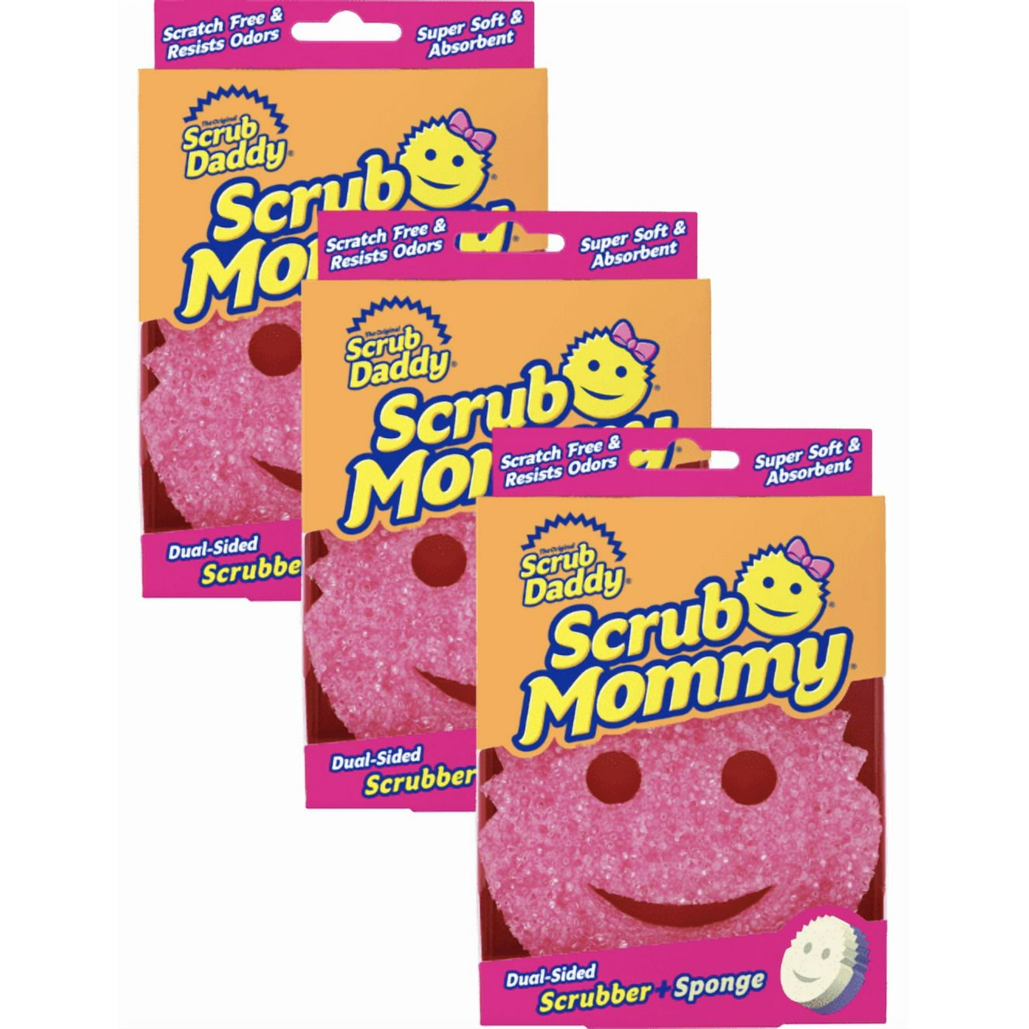 Scrub Daddy - Pack X 3 Esponja Scrub Mommy 1 Unid