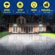 thumbnail image 2 of Luz Solar Exterior AIXPI con 240 LED y Batería de 3000 mAh IP65, 2 of 7