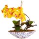 thumbnail image 2 of Arreglo artificial: orquídea Phalaenopsis casi natural, 2 of 2