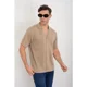thumbnail image 3 of Camisa Hombre Hilo Algodon Verano Calidad Premium Diseño Cuadros 7223, 3 of 4