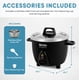 thumbnail image 4 of Hervidor de arroz Aroma Housewares Select, acero inoxidable, 1,2 L, ARC-753SGB, 4 of 7