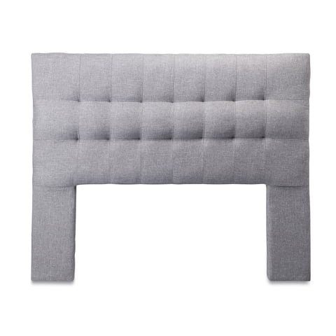 Dgb - Respaldo Cama 2 Plazas Lino Gris Alicante Cp