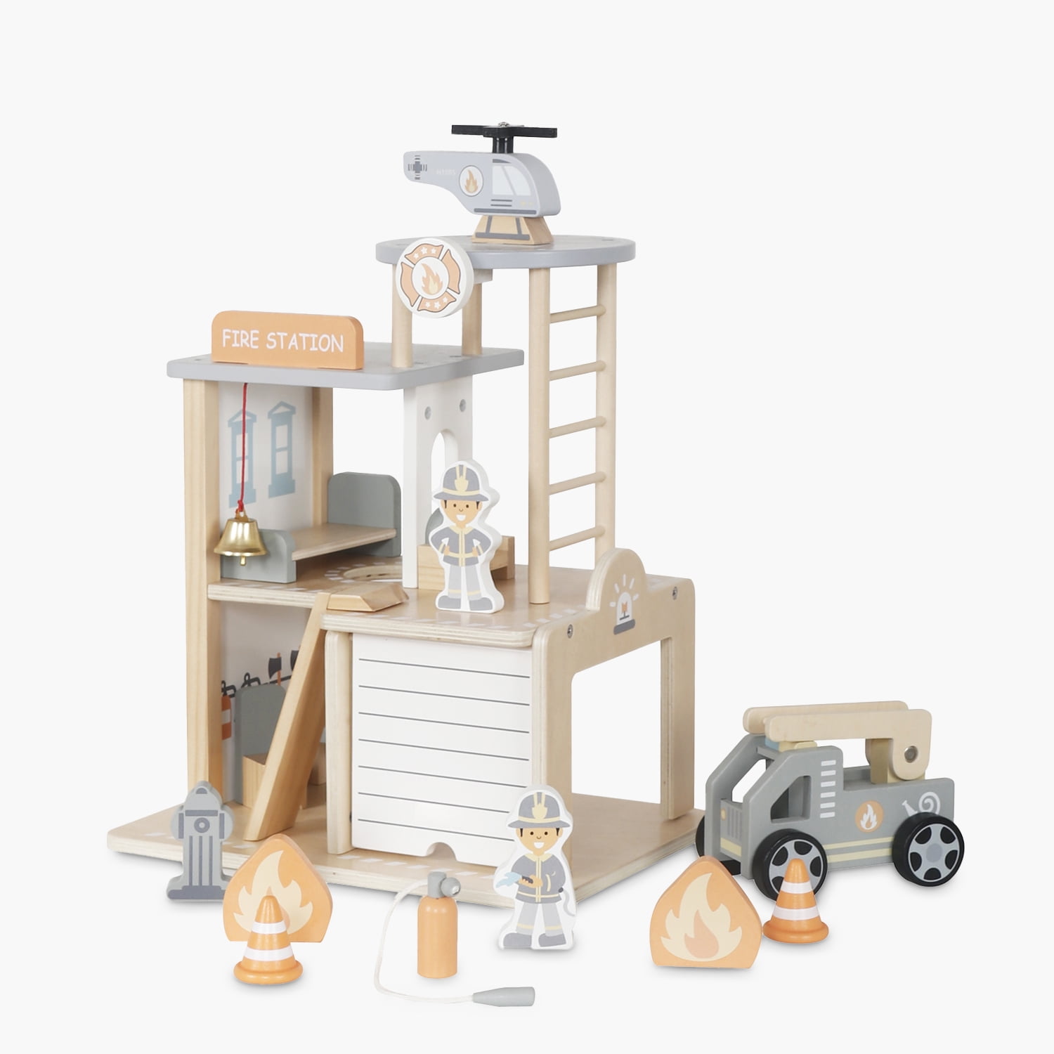 Form Design - Estación De Bomberos Infantil Multicolor