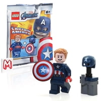 Minifigura Lego Marvel Avengers Super Heroes Capitán América