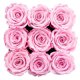 thumbnail image 4 of Rosas preservadas en jarrón con espejo SOHO FLORAL ARTS de 9 quilates, rosa, 4 of 5