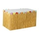 thumbnail image 2 of Faldón De Mesa De Hierba Luau Artificial Accs Para Accesorios De Arreglo De Escena Fondo Amarillo, 2 of 4
