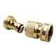 thumbnail image 3 of Conector De Manguera De Jardín De Latón De 3/4 Pulgadas Para Dispositivo De Riego Por Aspersión De Césped, 3 of 5