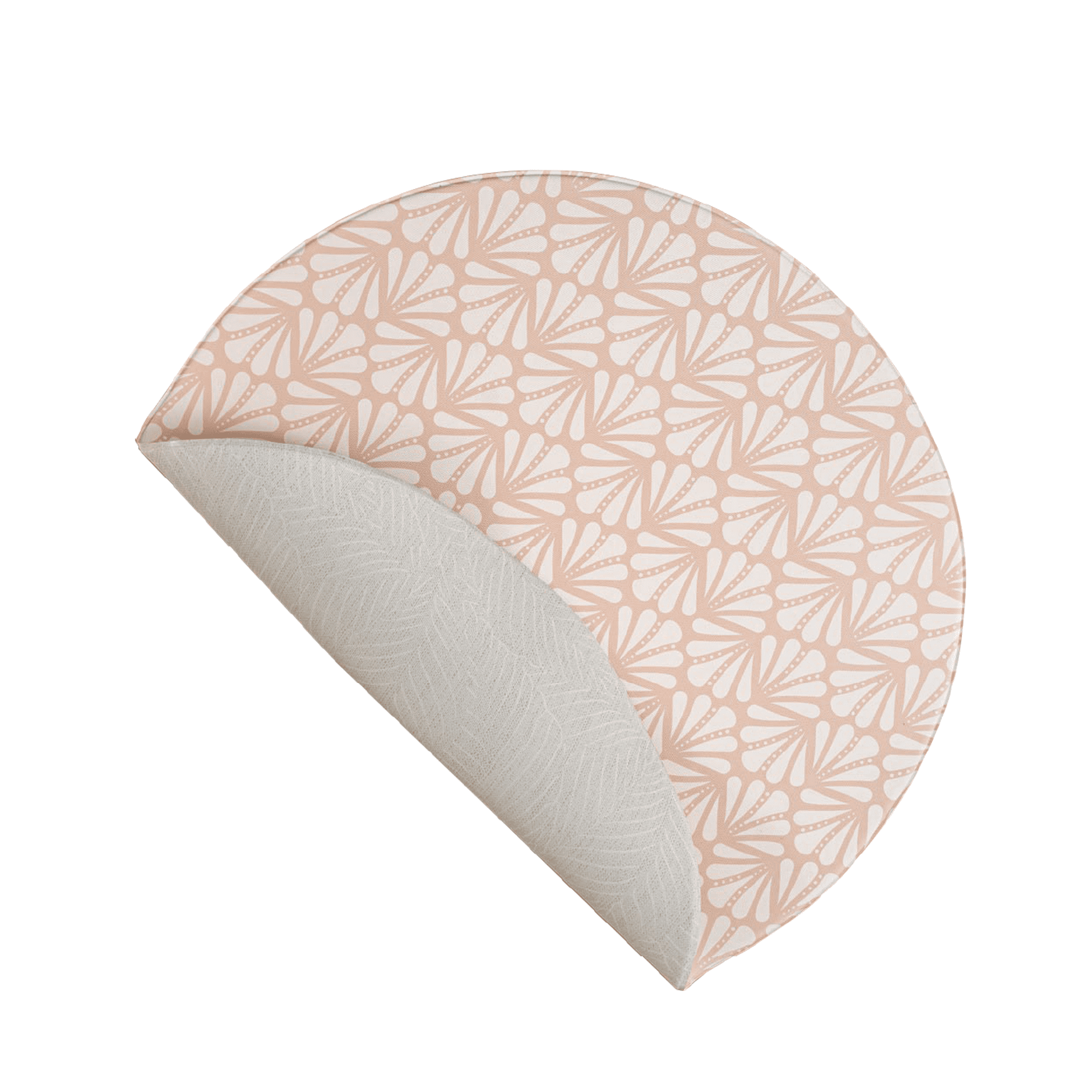 Alfombra Para Bebé Redonda Happymat Little Moon