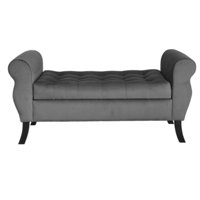 Tapiceria Moderna - Banqueta Baul Diva Color Gris