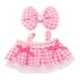 thumbnail image 2 of 2x Vestido Y Horquilla Para Muñecas De 15-17 Cm, Disfraz Para Vestir Muñecas, Regalos De Cumpleaños, Color Rosa, 2 of 3