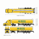 thumbnail image 4 of Camión Freightliner Oil Tanker Escala 1:64 - Welly, 4 of 5