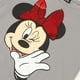 thumbnail image 3 of Polera Manga Corta Niña Minnie Lentejuelas Moño Gris Disney, 3 of 5