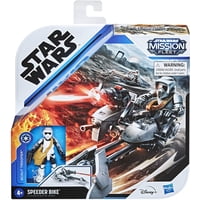 Star Wars Mission Fleet Clase Expedición Biker Scout Speeder Bike Speeder Sprint Figura Y Vehículo 2.5-Inch Para Niños De 4 Años En Adelante