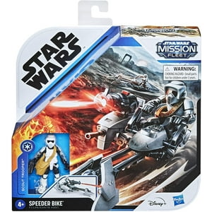 Star Wars Mission Fleet Clase Expedición Biker Scout Speeder Bike Speeder Sprint Figura Y Vehículo 2.5-Inch Para Niños De 4 Años En Adelante