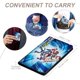 thumbnail image 4 of Niños Ninja Porta Pasaporte y Cartera de Viaje Premium de Cuero PU, Funda de Pasaporte Bloqueo RFID con Ranuras para Tarjetas de Crédito, Estuche para Libro de Pasaporte para Familia 10cm × 15cm, 4 of 6