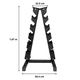thumbnail image 2 of Rack para Mancuernas de 6 Pares Tipo Torre en A Organizador, 2 of 2