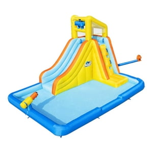 Parque Acuático Inflable Eléctrico 4.48X3.11X2.66M Bestway Multicolor Tamano Unico