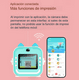thumbnail image 4 of Cámara Instantánea Para Niños Cámara Con Impresora Resolución de 24 MP, para tomar fotografías, vídeos e imprimir. + 3 rollos de papel térmico, 4 of 6