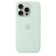 thumbnail image 2 of Funda de silicona para Apple iPhone 16 Pro con MagSafe Aquamarine, 2 of 3