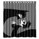 thumbnail image 1 of Cortina de ducha con diseño de Batman y un ladrón, juego de cortinas de baño con ganchos, tamaño 66 x 72 pulgadas, 1 of 3