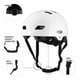thumbnail image 4 of Casco Ajustable Streetrunner Bicicleta Skate Patines Adulto blanco M, 4 of 4