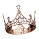 thumbnail image 2 of Diadema Tiaras Tiaras Modernas Tocados Para Fiestas Temáticas Boda Cumpleaños Oro Rosa, 2 of 5