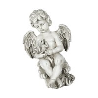 Magideal - De Escultura De Jardín De Ángel, , Artesanías Impermeables, Adornos De Estatua De Jardín De Querubín Para Parque, , Ángel Abraza Conejo