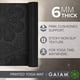 thumbnail image 3 of Esterilla de yoga Gaiam Premium Print, extragruesa, antideslizante, 6 mm, 3 of 5