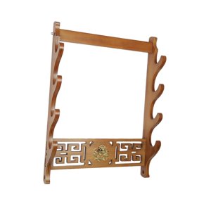 Magideal - Soporte Para Espadas Samuráis, Soporte Para Katanas, Decoración De Pared, Resistente, Para Escritorio, Oficina 4 Capa