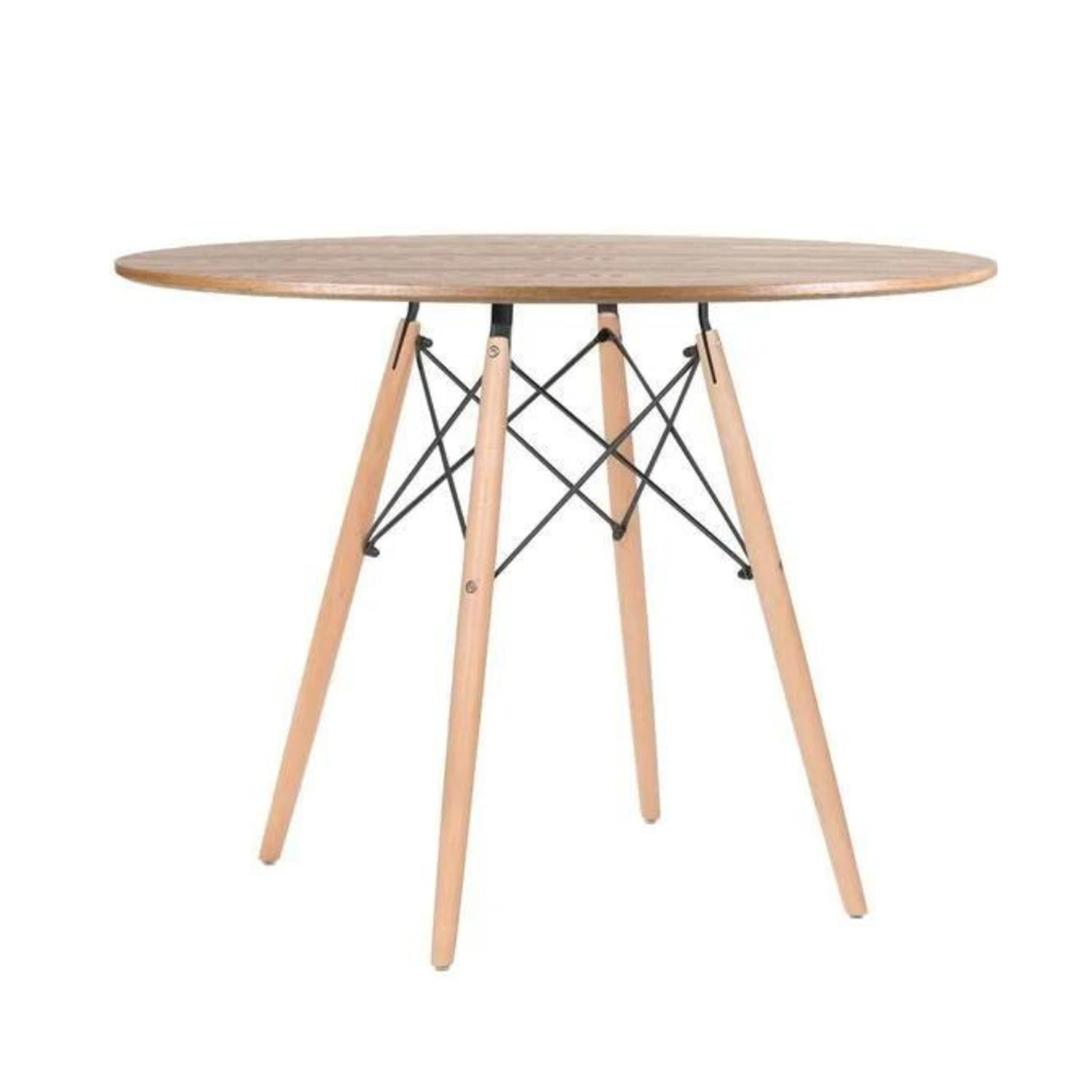 Pandalino - Mesa Redonda Shanna 100cm: Estilo Contemporáneo Para Tu Comedor Cafe 100cm
