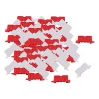 Magideal - 50X Rc Coche Barreras De Carretera Rc Barreras De Pista Control Remoto Accesorios De Coche Rc Barrera De Carretera Modelo Rc Barricadas Para Camión 1: