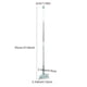 thumbnail image 3 of 1pc Floor Scrub Brush Shower Scrubber Cleaning Bath Tub And Tile Scrubber Brush Long Handle Detachable Stiff Bristles For Cleaning Shower Bathroom Kitchen Balcony Wall 37.4” Length, 3 of 4
