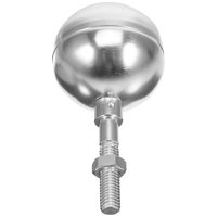 Ioensy - Herramienta De Reparación De Adorno De Bola De Asta De Bandera, Rosca De 1/2 Pulgada, Adorno De Bola De Asta De 3 ""