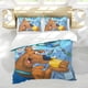 thumbnail image 5 of Risa-Olimpiadas Conjunto de sábanas temático, trío de piezas, cómodo y amigable con la piel, diseño único, regalo de decoración para el hogar para familiares, amigos y fans,135cm *200cm, 5 of 6