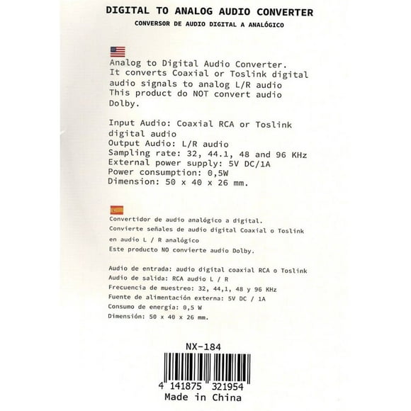 Conversor Audio Digital A Analogo