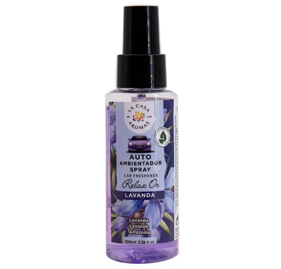 La Casa De Los Aromas - Spray Ambientador Auto Relax On Lavanda
