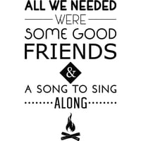 Rienda Libre Graphics - Decomural Good Friends And Songs Camping Ws-46155