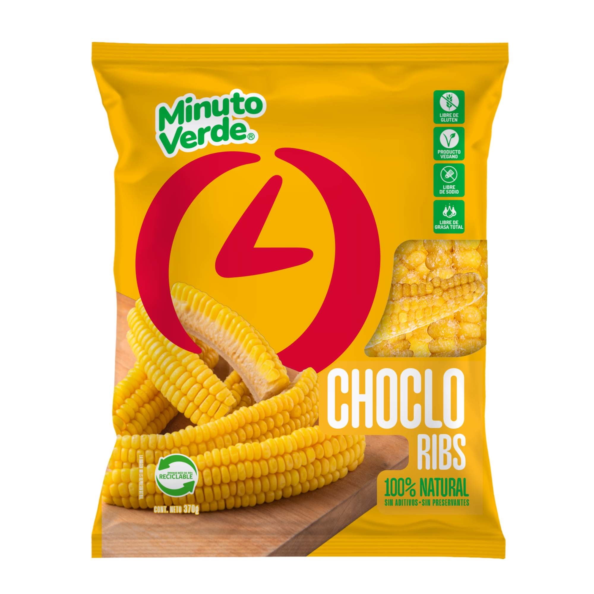 Choclos Ribs 370 g Minuto Verde